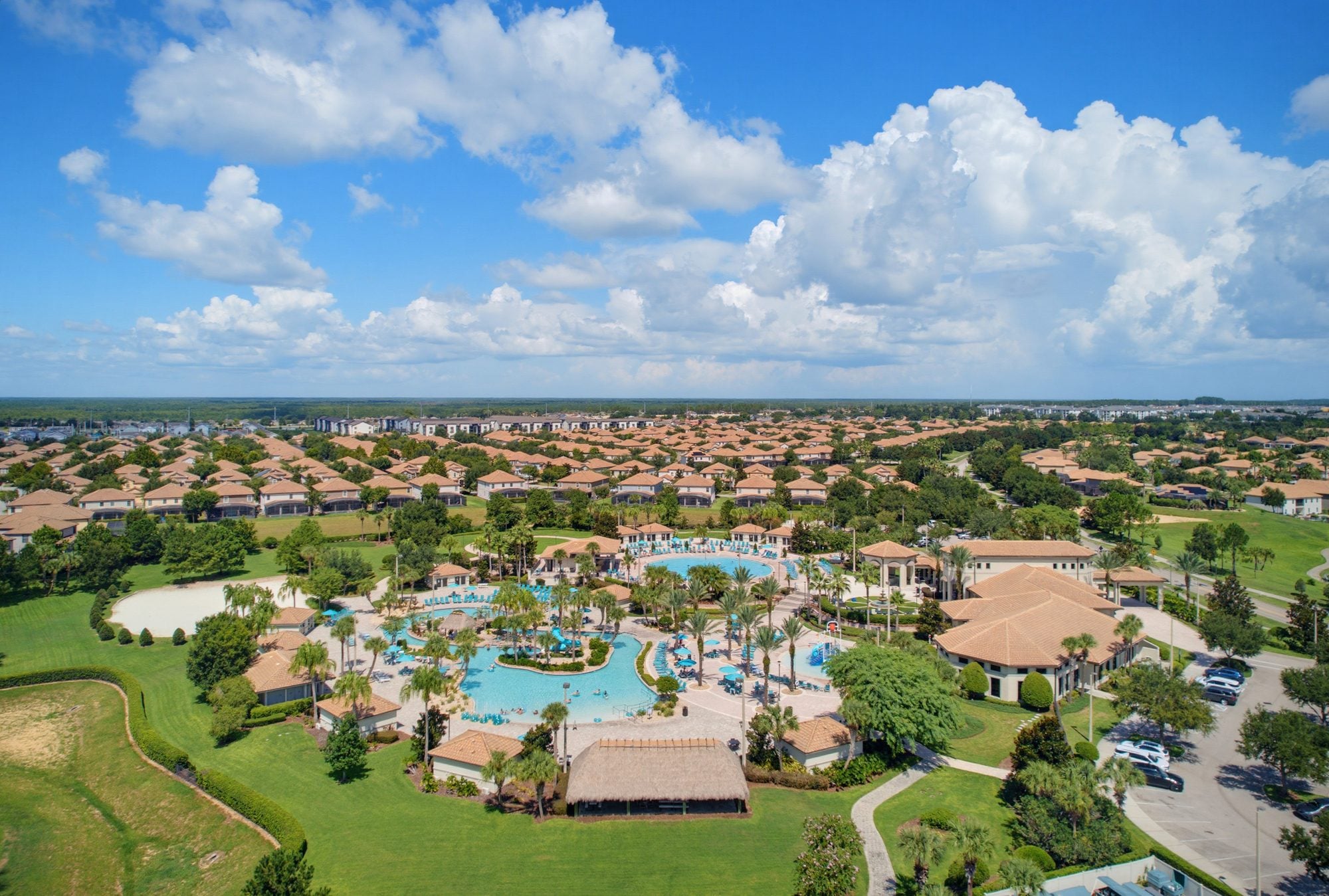 ChampionsGate resort community, aerial view