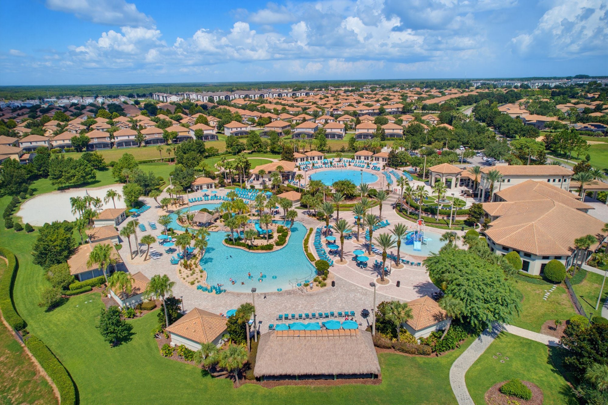 ChampionsGate resort community, aerial view