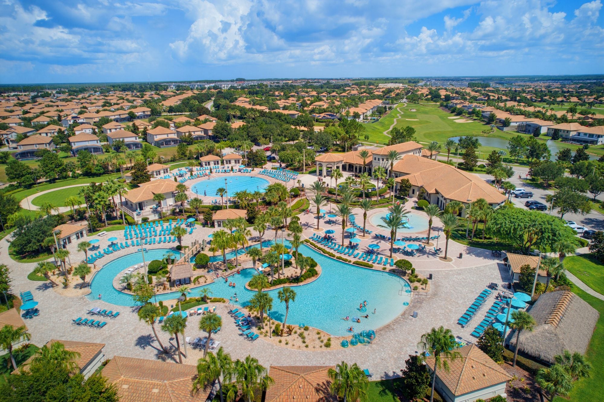 ChampionsGate resort community, aerial view