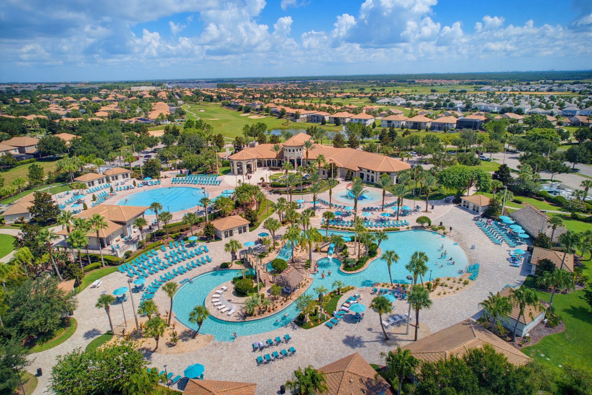 ChampionsGate resort community, aerial view