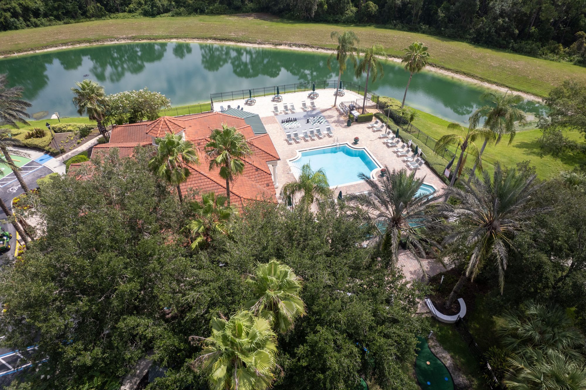 Emerald Island Resort resort community, aerial view