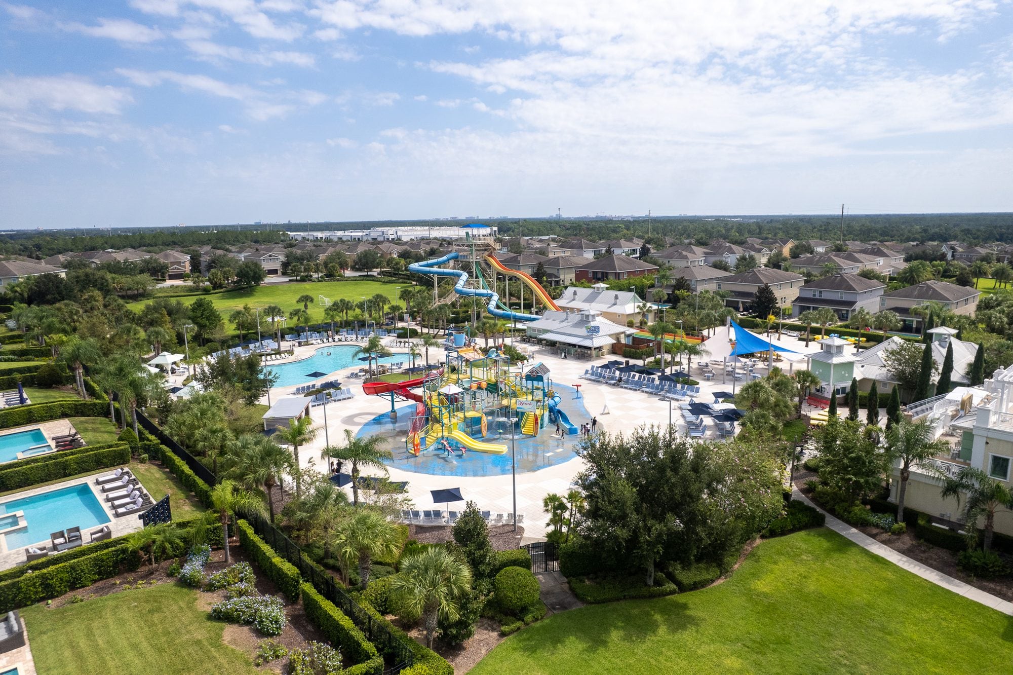 Encore Resort at Reunion resort community, aerial view