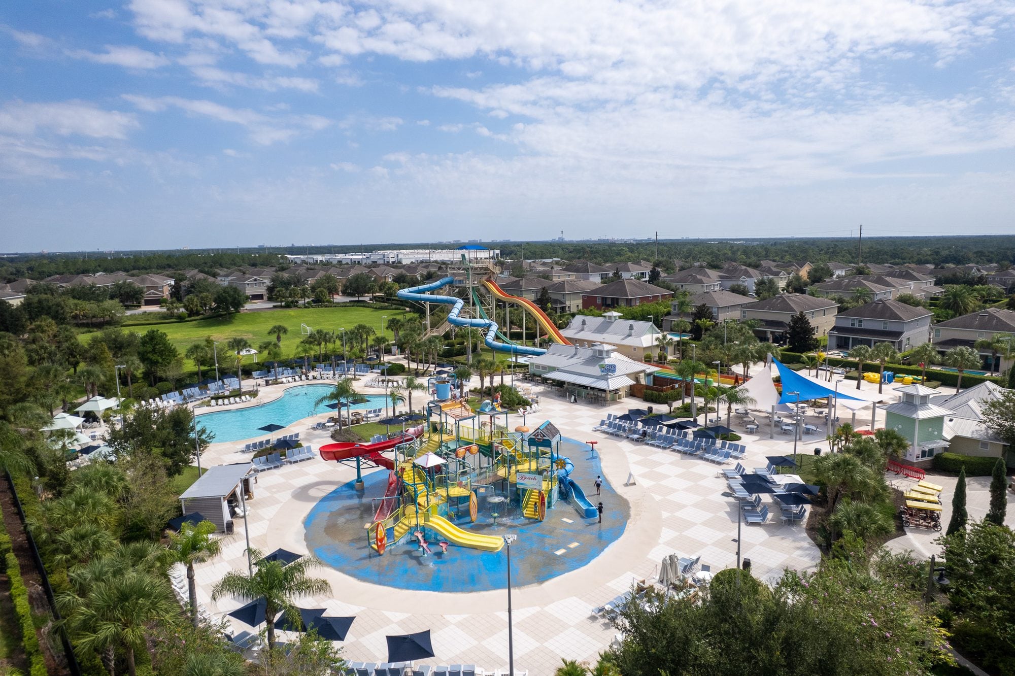Encore Resort at Reunion resort community, aerial view