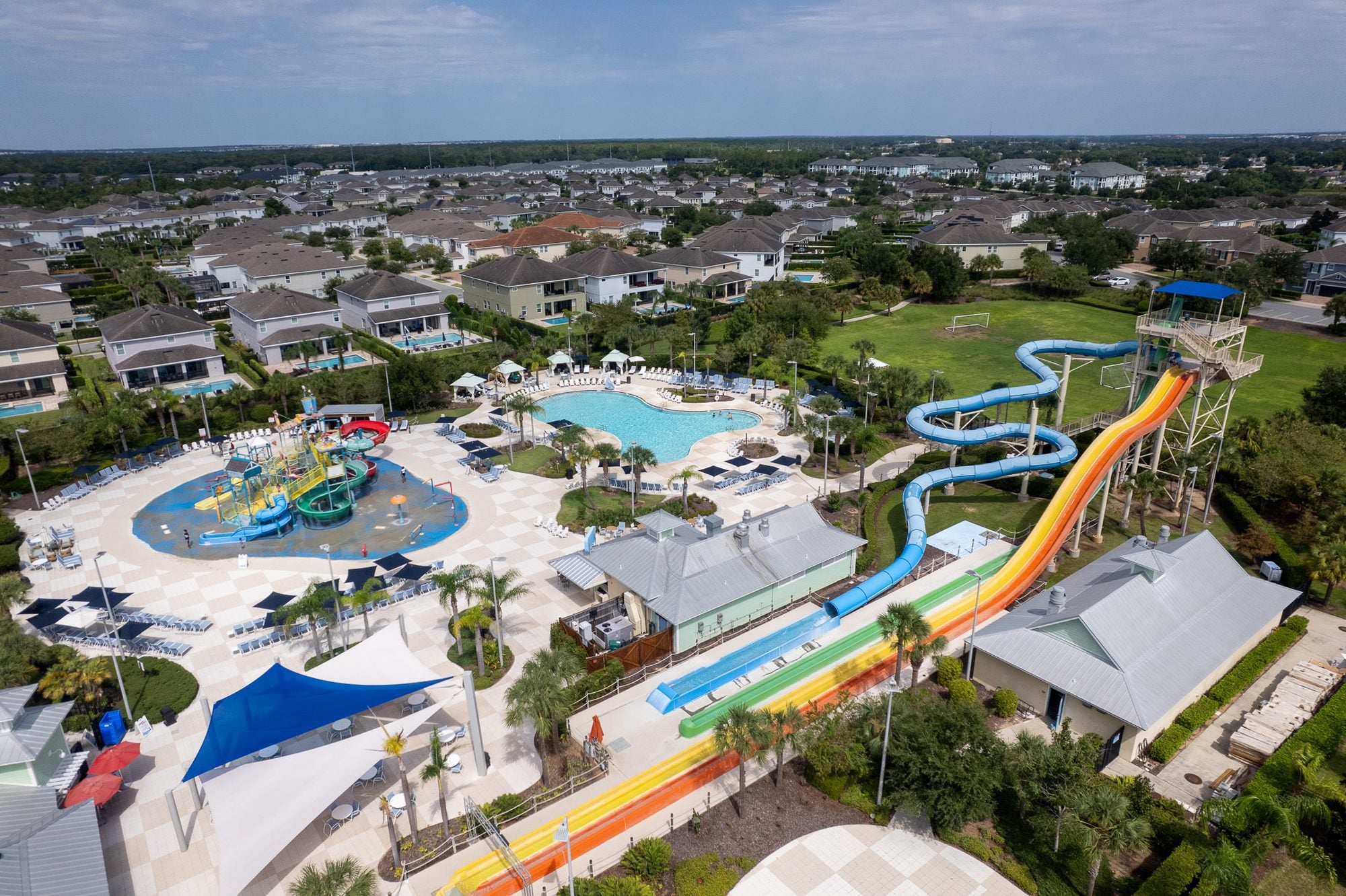 Encore Resort at Reunion resort community, aerial view