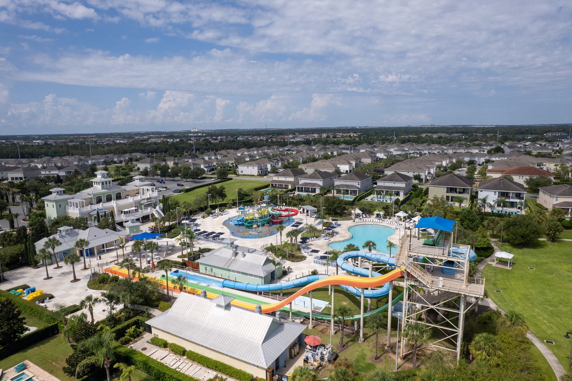 Encore Resort at Reunion resort community, aerial view