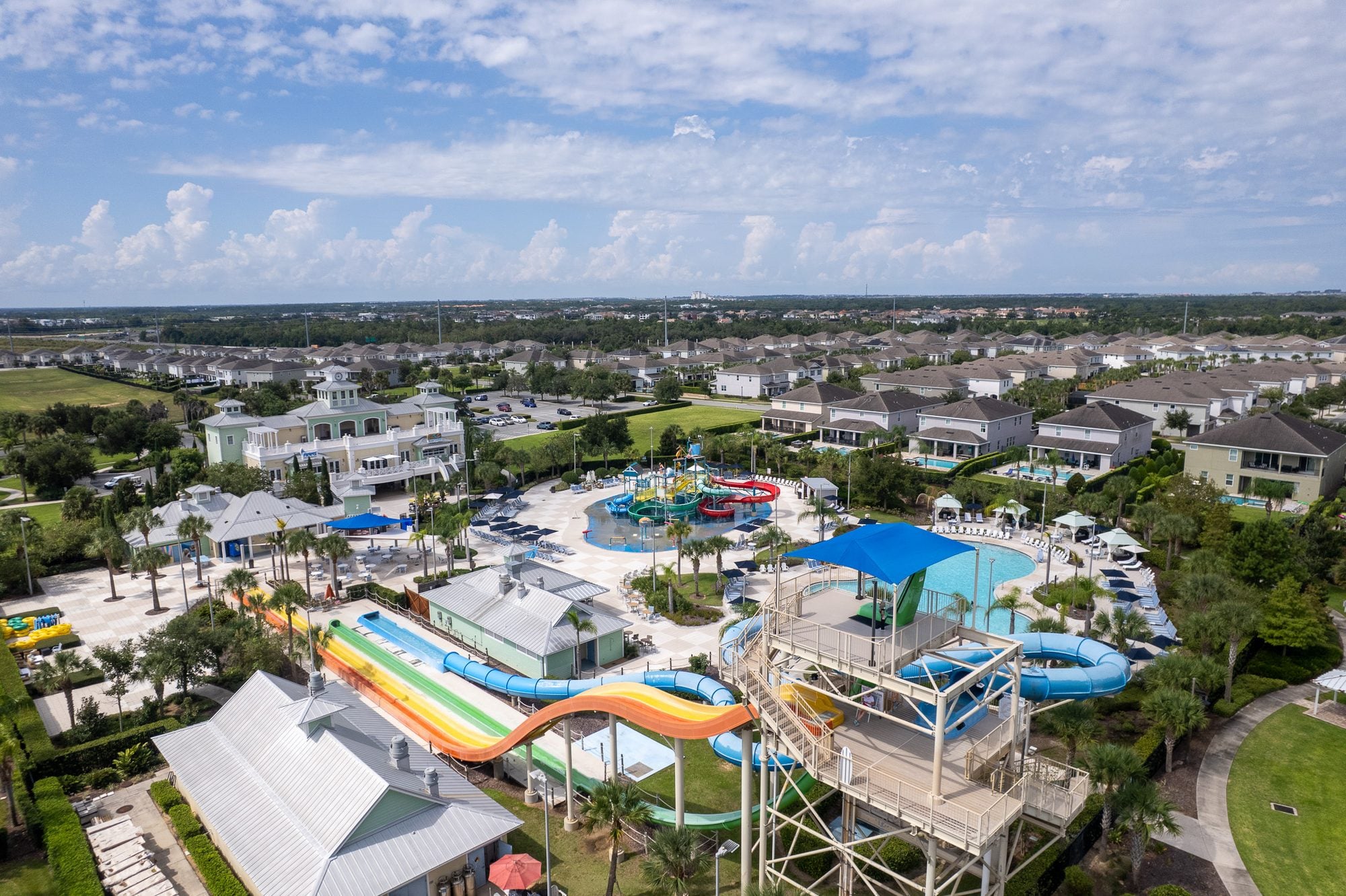 Encore Resort at Reunion resort community, aerial view