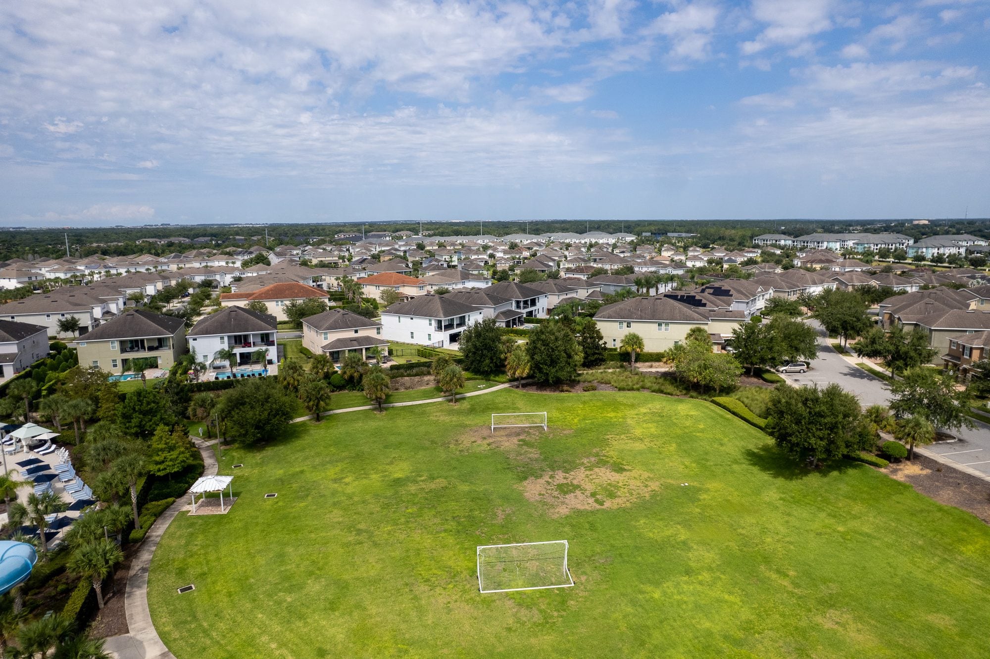 Encore Resort at Reunion resort community, aerial view