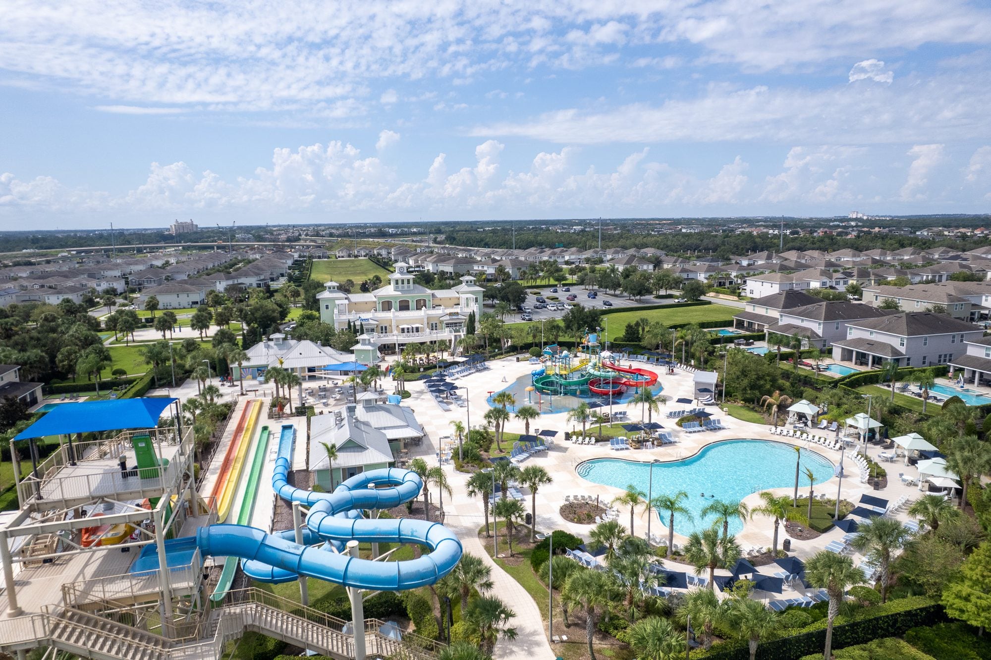 Encore Resort at Reunion resort community, aerial view