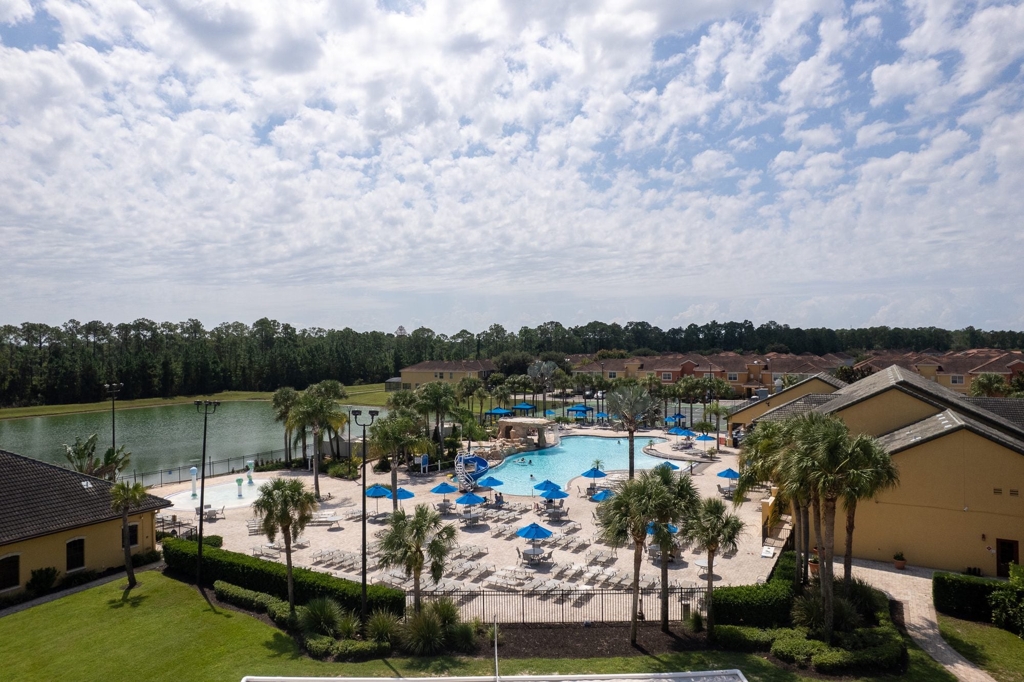 Paradise Palms Resort resort community, aerial view