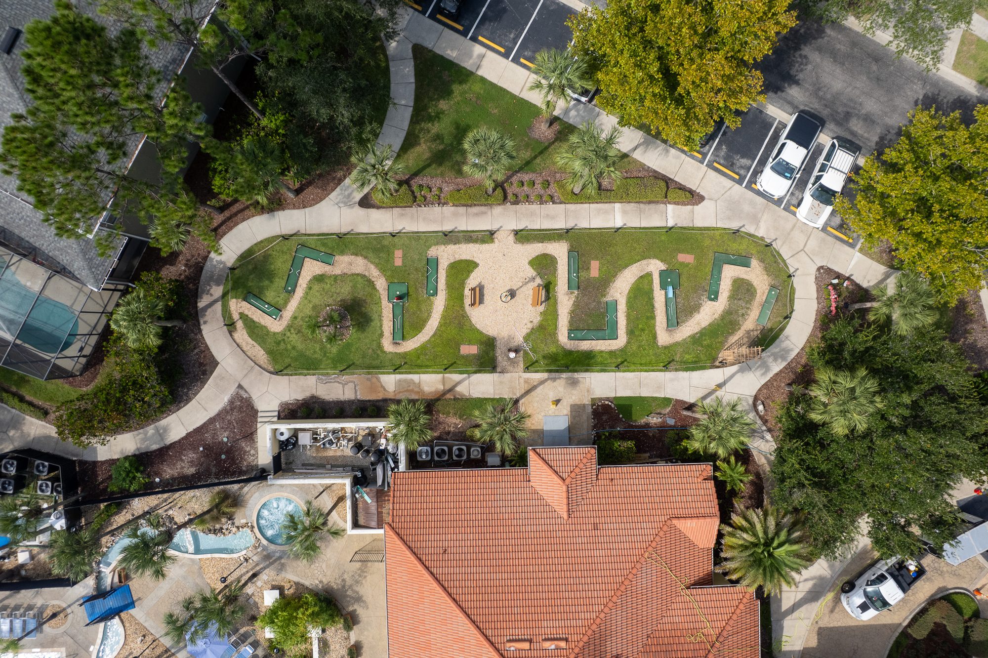 Terra Verde Resort resort community, aerial view