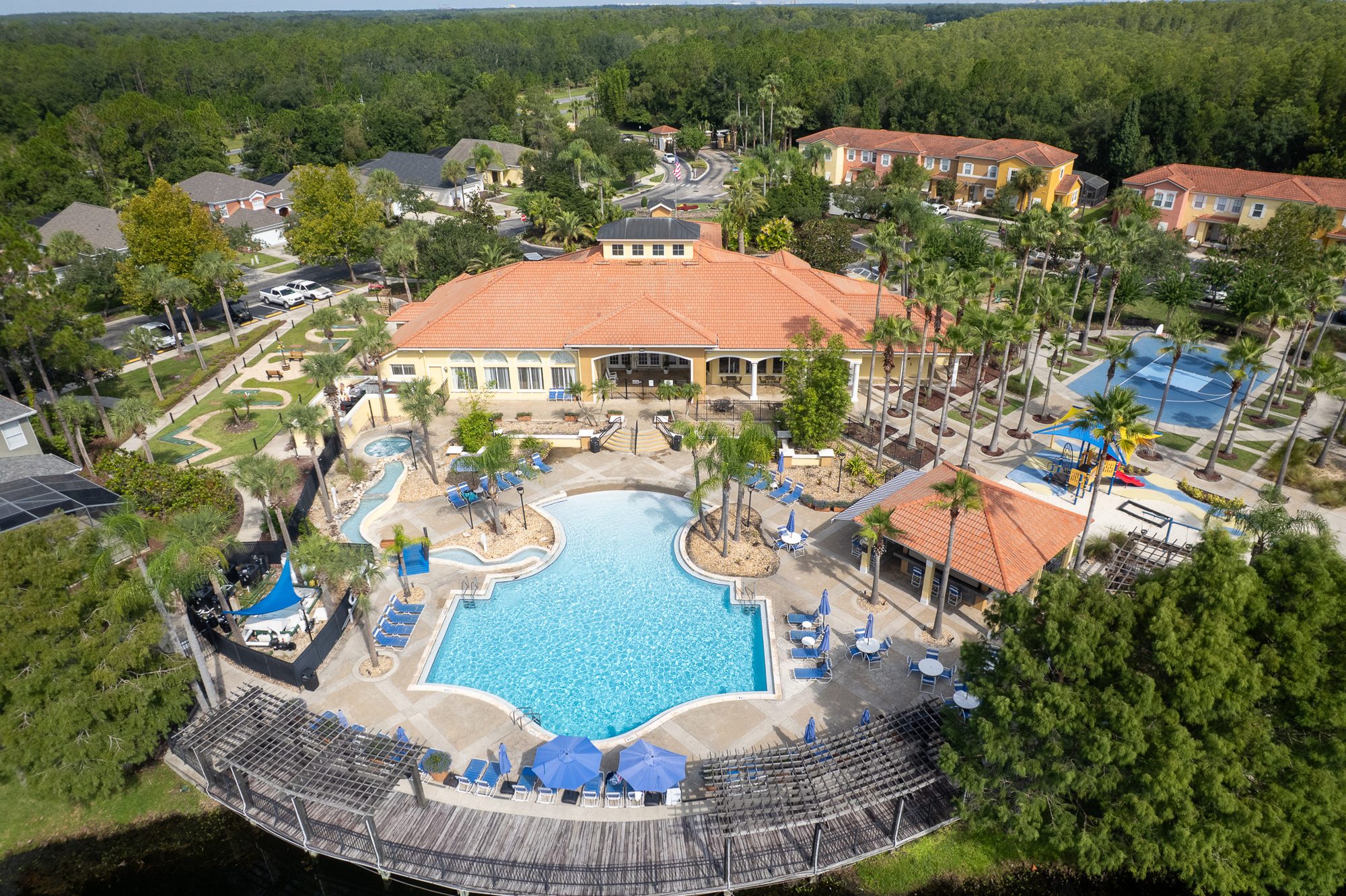 Terra Verde Resort resort community, aerial view