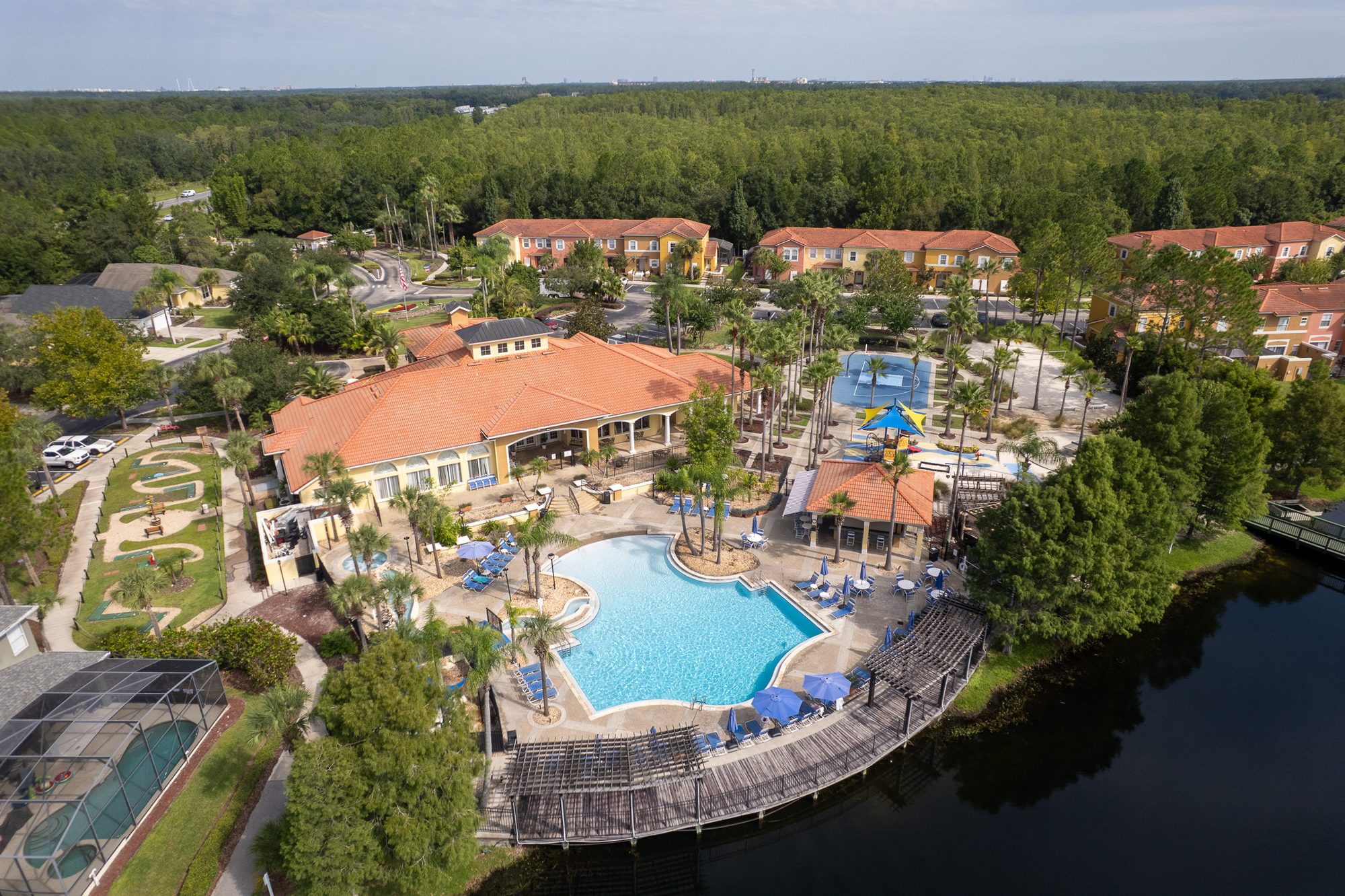 Terra Verde Resort resort community, aerial view