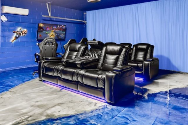 Heroes & Wizards Villa, Avengers themed movie and gaming room