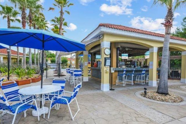 Heroes & Wizards Villa, Included are The lakeside Terra Verde Resort clubhouse and amenities, with large heated swimming pool, hot tub, tiki bar and grill, fitness center, sauna, and more!