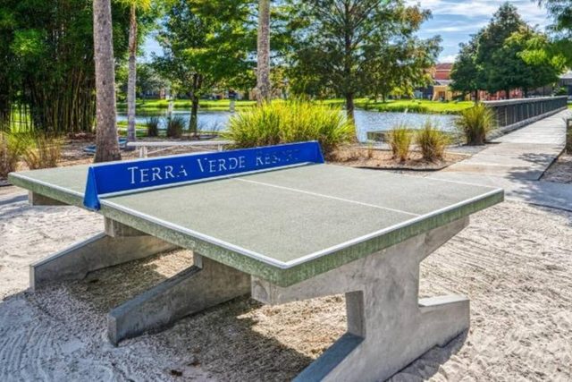 Heroes & Wizards Villa, Included are The lakeside Terra Verde Resort clubhouse and amenities, with large heated swimming pool, hot tub, tiki bar and grill, fitness center, playground, basketball court, sauna, and more!