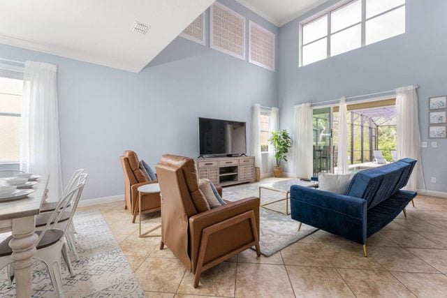 Pixel & Pixie Retreat, Comfortable, spacious, and luxurious family living room with large smart TV