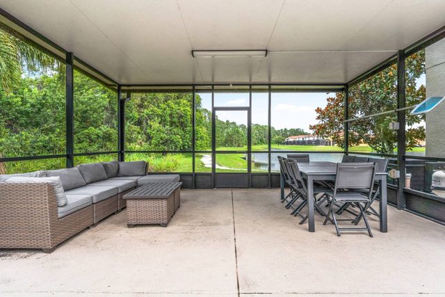 Pixel & Pixie Retreat, Lakeside outdoor covered seating and dining table