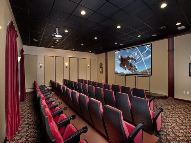 Pixel & Pixie Retreat, The Paradise Palms clubhouse with large swimming pools, grotto spa, splash pad for the kids, tennis courts, movie theater cinema, fitness center and more!