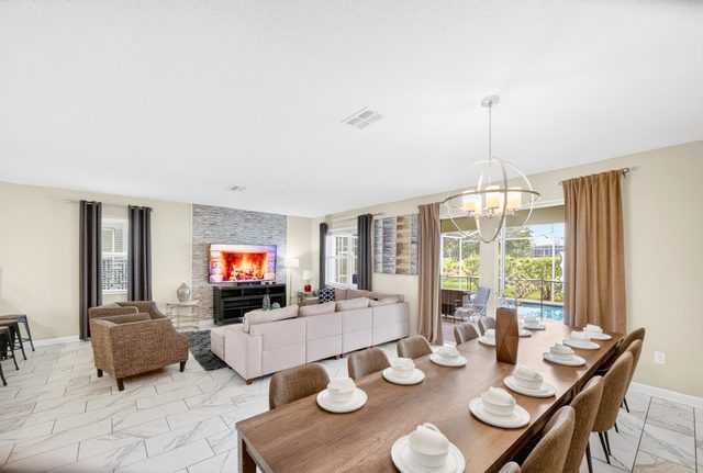 Adventure Kingdom Estate, Living and Dining Flow