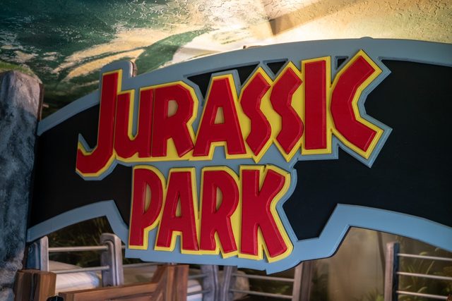 Adventure Kingdom Estate, Jurassic Sign Detail