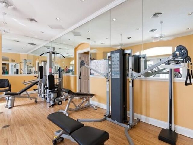 Wonderlands & Wizards Villa, Emerald Island Orlando featuring: Resort style swimming pool with jacuzzi hot tub Professional fitness center and sauna Tennis and Basketball Courts Mini golf Playground for kids 24/7 gated security