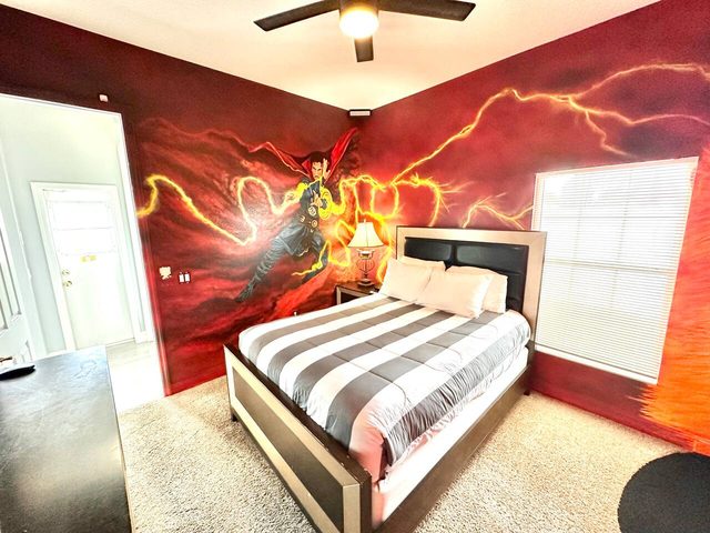The Marvel Mansion, themed vacation villa near Disney
